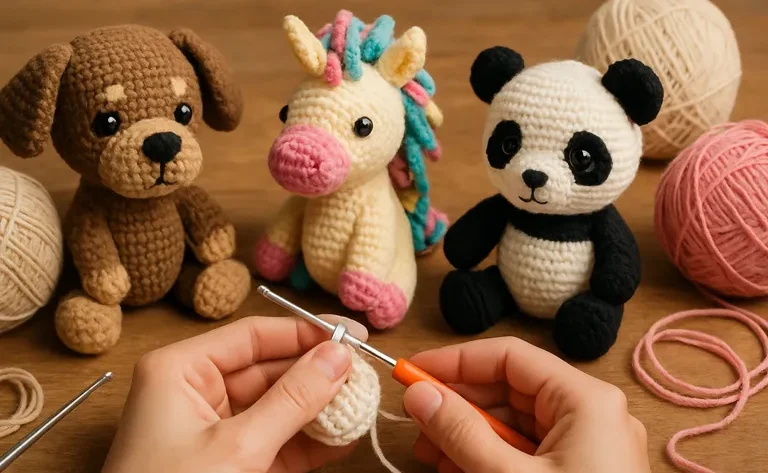 Creatief haken: van ideeën tot unieke dierfiguren