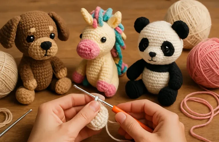Creatief haken: van ideeën tot unieke dierfiguren