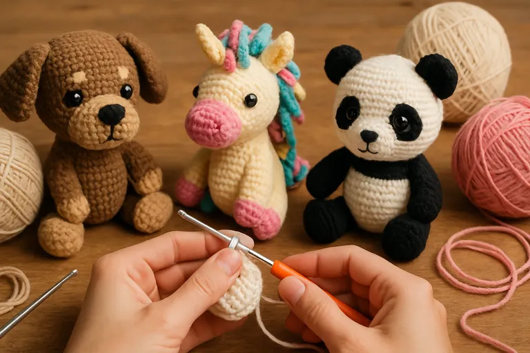 Creatief haken: van ideeën tot unieke dierfiguren